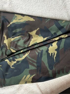 Kiragrace Camo Print Leggings - Olive Green Large